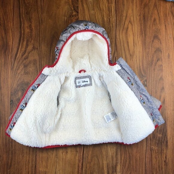Baby Gap x Disney Minnie Mouse Puffer Jacket 🐭 ❤️ - Picture 3 of 6
